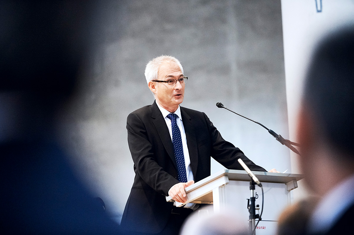 Regierungspräsident Bernhard Pulver. © Universität Bern, Bild: Manu Friederich