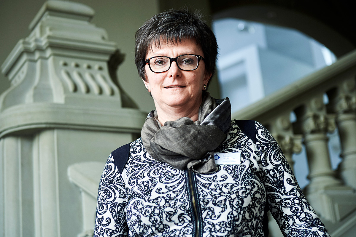 Stolz auf das neue Doktorierendenprogramm: Prof. Britta Engelhardt, Koordinatorin BtRAIN und Direktorin Theodor Kocher Institut TKI an der Universität Bern