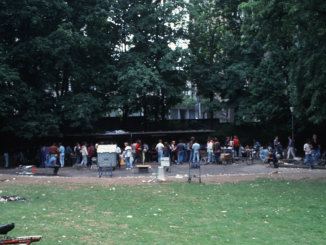 Offene Szene im Kocherpark.