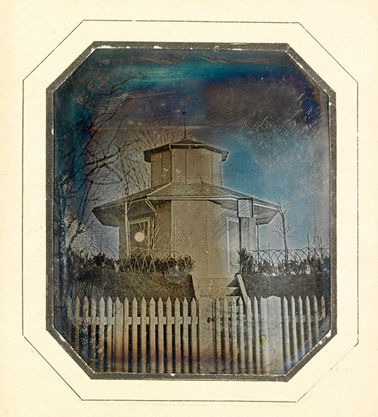 Daguerrotypie (Fotografie) der Sternwarte Uraniae von 1845. © ETH-Bibliothek, KGS-0454-0, Bild: Friedrich Andreas Gerber