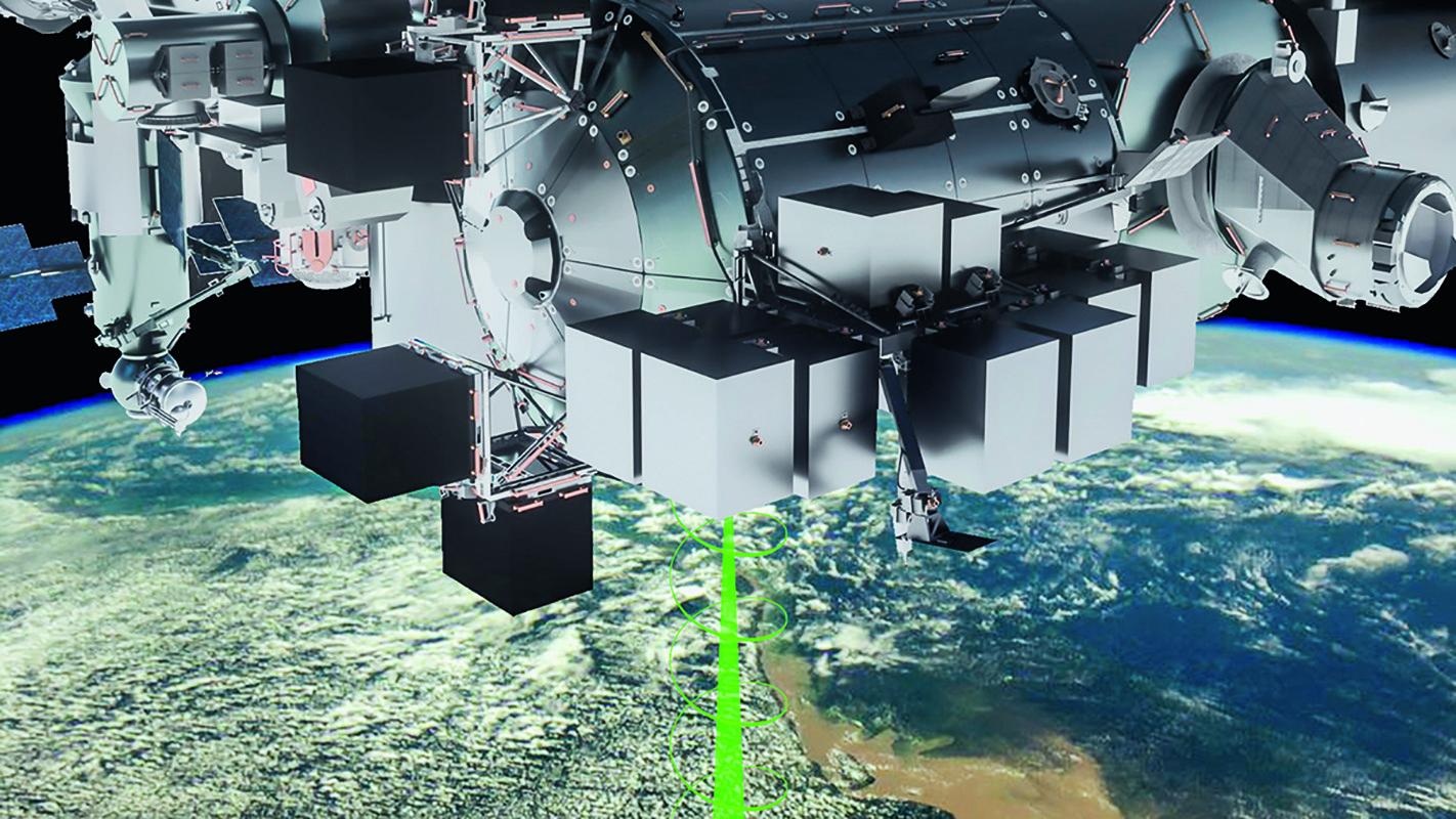 Wenn alles klappt, sucht das Spektro-Polarimeter von Brice-Olivier Demory und seinem Team ab 2024 von der internationalen Raumstation aus nach Lebenszeichen im Weltall. © Airbus, Bild: Frans Snik