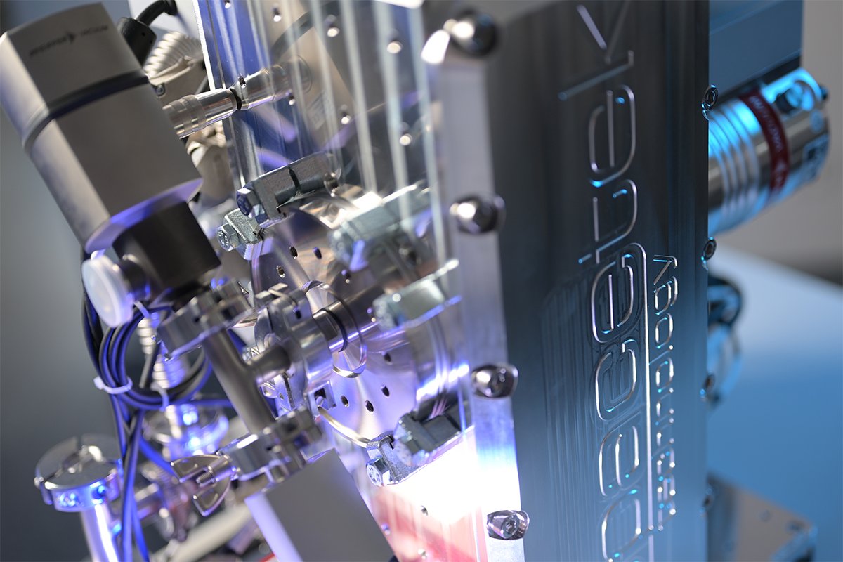 Das Massenspektrometer in einer Nahaufnahme. © Spacetek Technology AG
