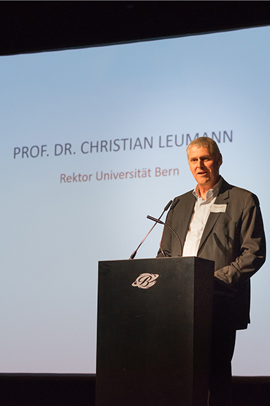 Betonte die Bedeutung des Wissens- und Technologietransfers von der Uni in die Wirtschaft: Rektor Christian Leumann.