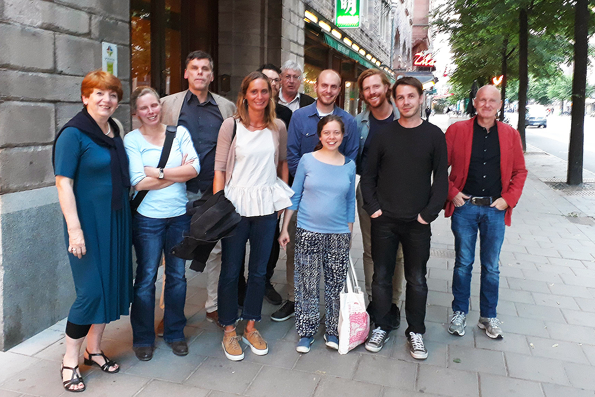 Die Tagungsteilnehmenden aus dem Projekt «Doing House and Family» in Stockholm. Alle Bilder: zvg