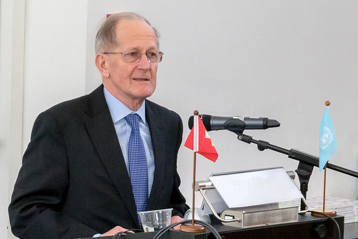 Alt Bundesrat Joseph Deiss. © WTI
