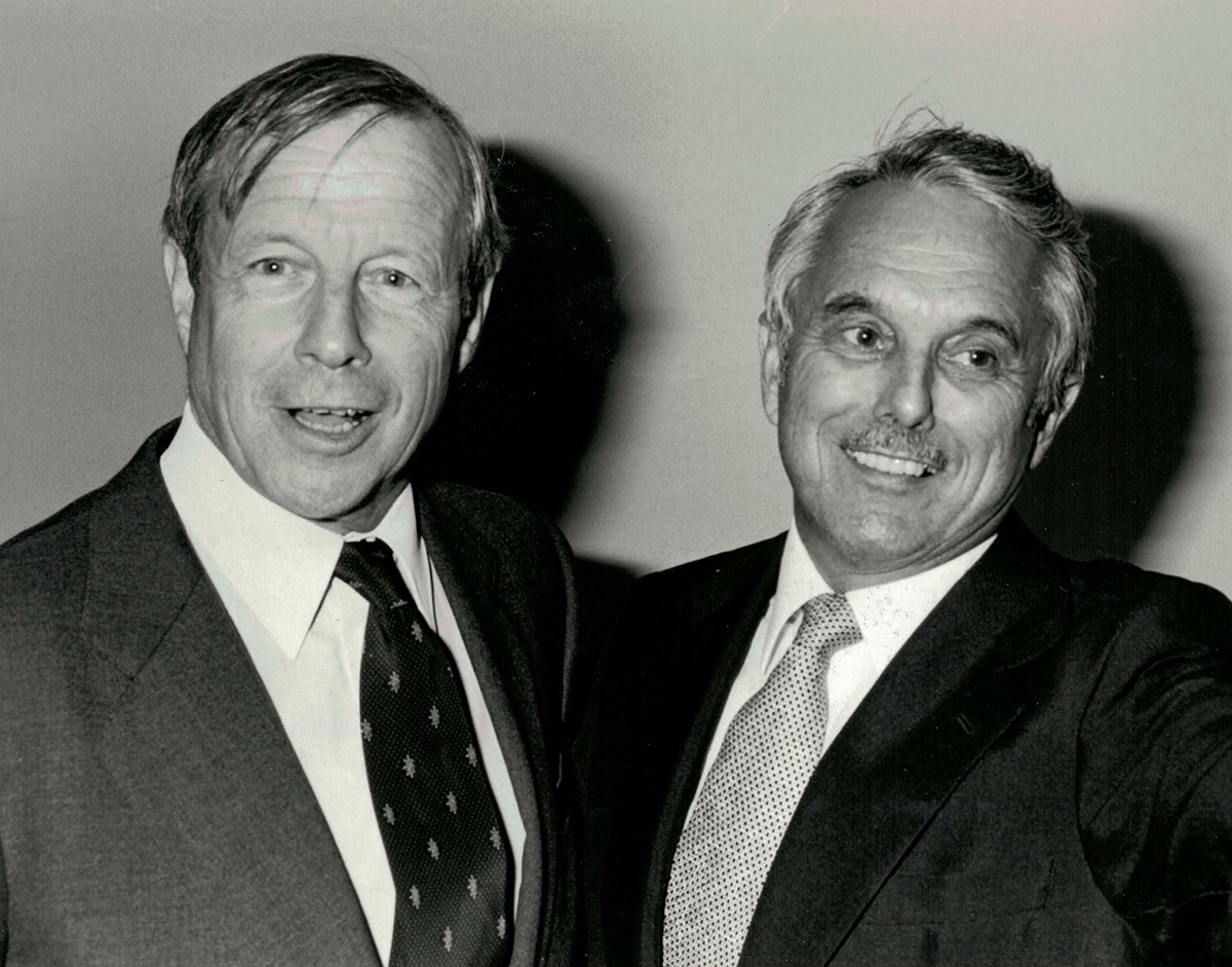 François Kohler, Direktor des Inselspitals von 1958 bis 1985, und Maurice E. Müller