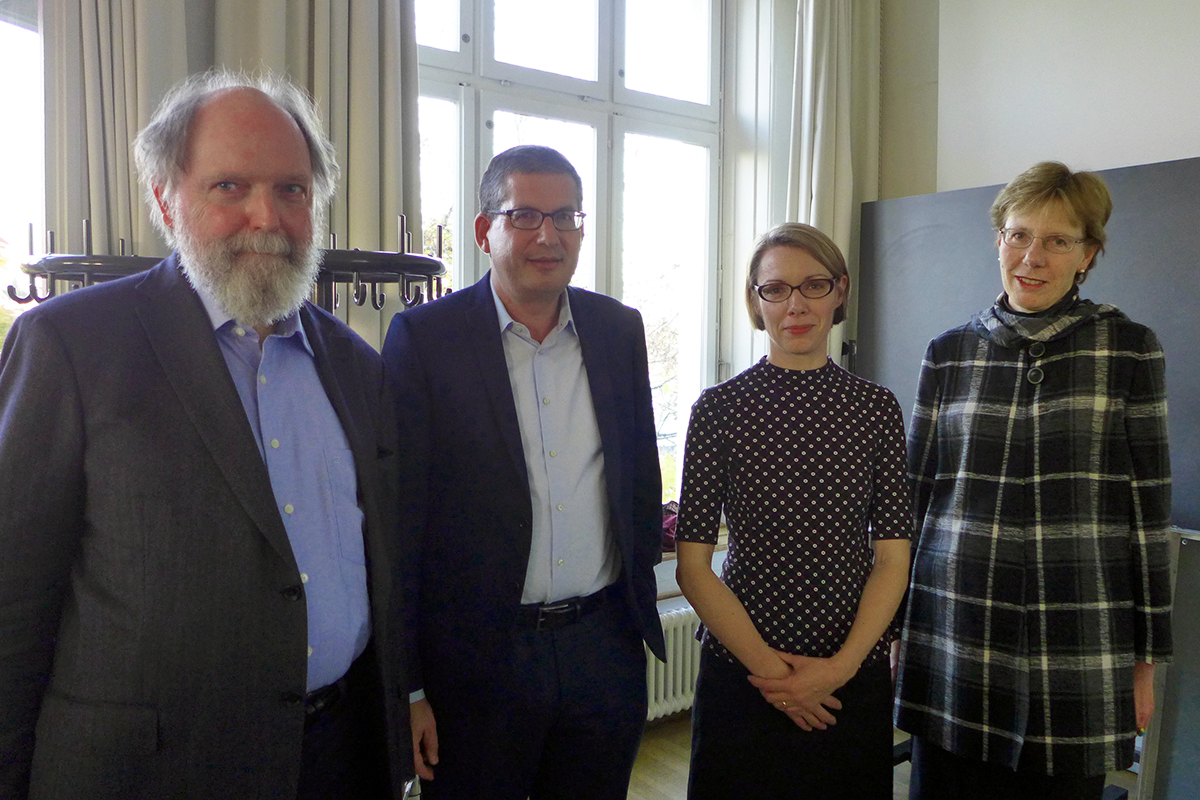 Die Referentinnen und Referenten: Michael Hagemeister, René Bloch, Julia Richers und Sibylle Hofer. Foto: Carmen Scheide