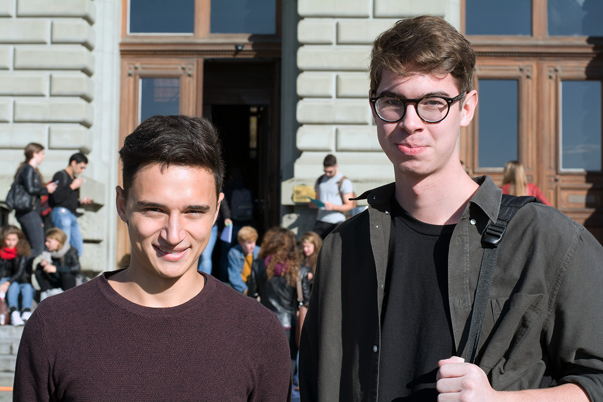 Samuel Holenstein und Gregor Rechsteiner aus dem Appenzell.