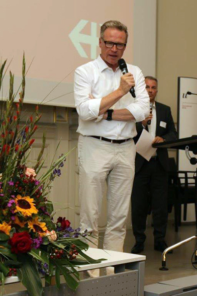 Andreas Meyer, CEO der SBB, hielt ein Referat zum Thema «Herausforderungen für Governance in dynamischer werdenden Märkten».