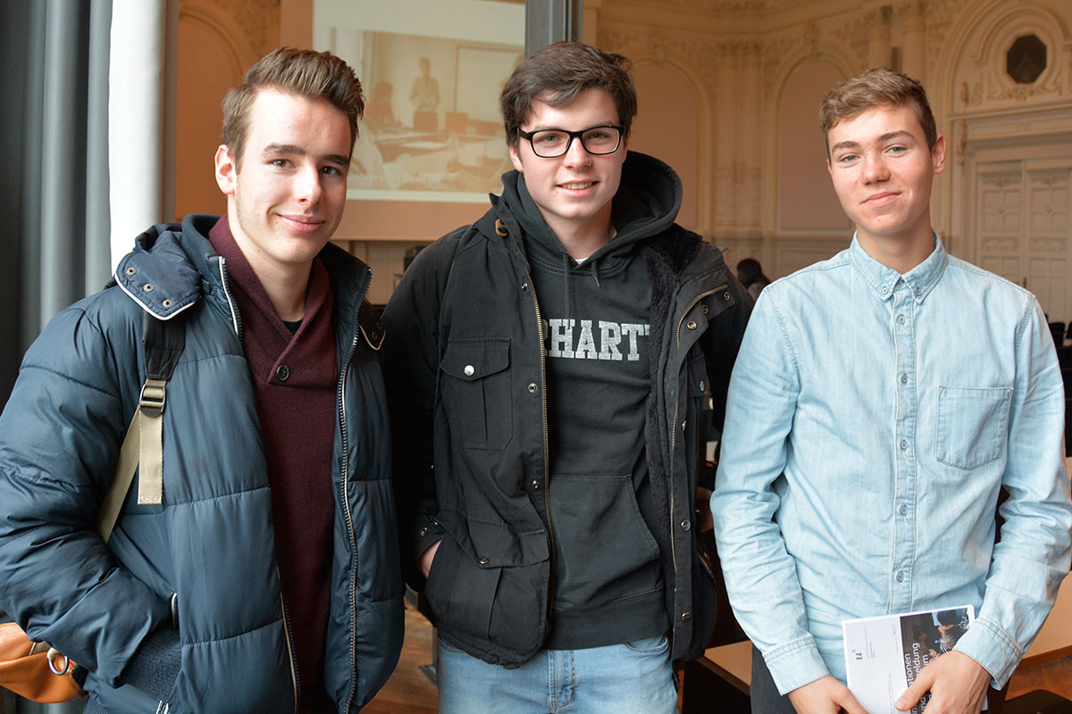 Von links nach rechts: Oliver Walker, Philipp Trachsel und Fabian Imfeld