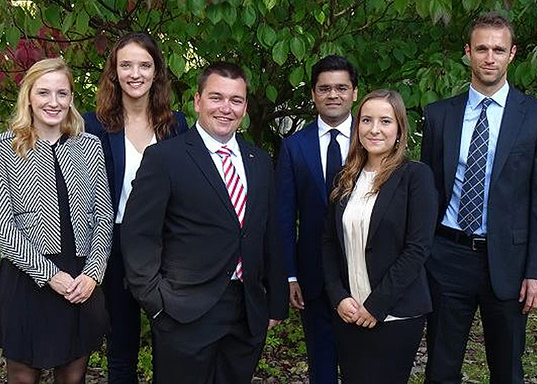Das Berner Team: Julia Aeschbacher, Caroline Miescher, Michael Schifferli, Soham Astik, Natalie Lisik, Flavio Brockmann