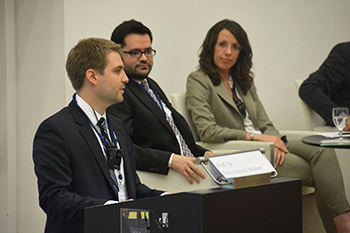 Leute an der Konferenz