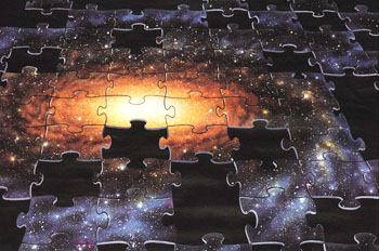 Das Universum als Puzzle mit fehlenden Teilen