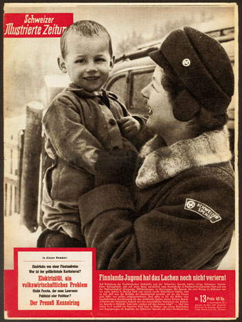 Gertrud Lutz auf der Titelseite einer Ausgabe der Schweizer Illustrierten