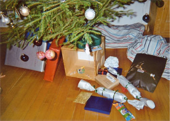 Christbaum mit Geschenken