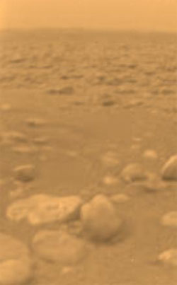 Oberfläche des Saturnmondes