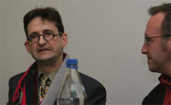 Peter Schneemann und Marcus Moser im Gespräch