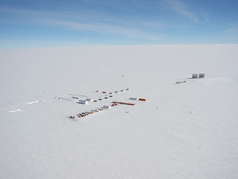 Der Bohrstandort Little Dome C in der Antarktis. © EPICA