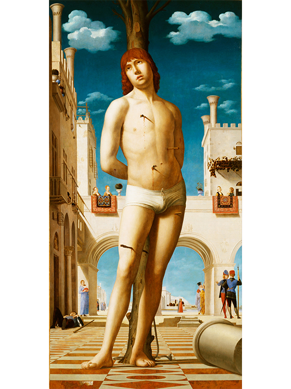 Diente als Chiffre homoerotischen Begehrens in der Kunst der Moderne: Der Heilige Sebastian von dem italienischen Renaissance-Maler Antonello da Messina (um 1478). © Gemeinfrei (Wikimedia)