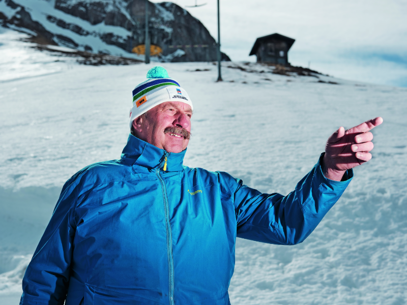 Ruedi Rubi auf der Axalp