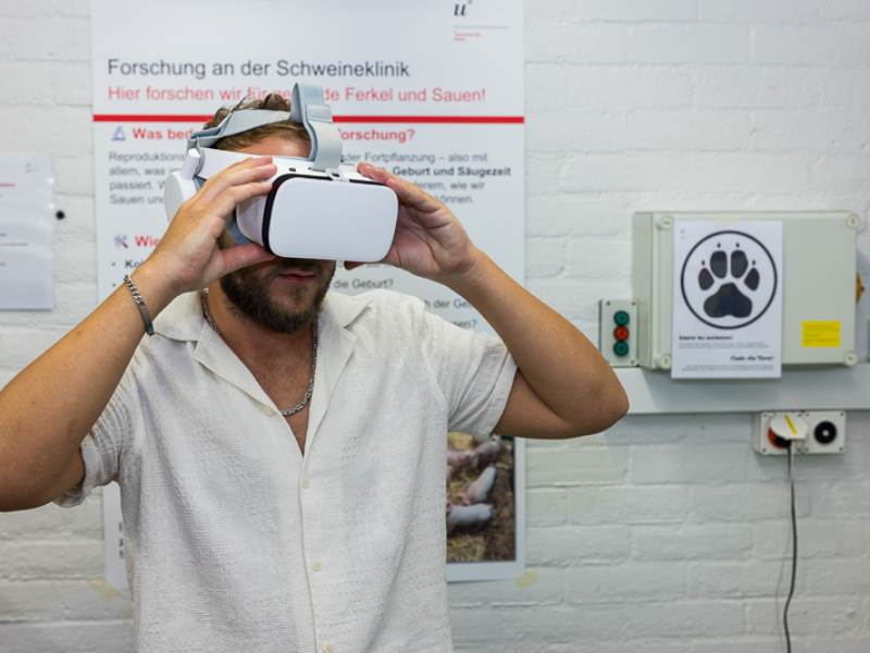 Person mit VR-Brille