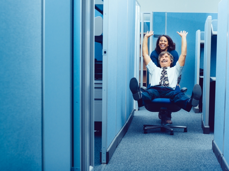 Using humor in a targeted way at the workplace